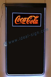 Акриловая дневная доска водить сочинительства/осветила доску меню с логосом кока-колы