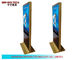 Золотистый свободный стоящий Signage цифров сети, 55&quot; дисплей рекламы LCD