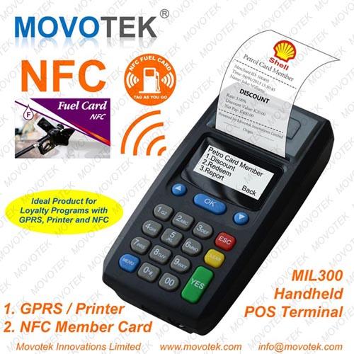 Принтер POS терминальный SMS принтера GPRS Movotek GPRS для topup эфирного времени членского билета