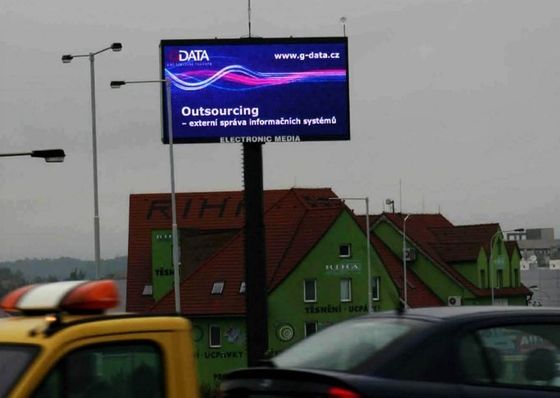 1/4 табло СИД полного цвета тангажа 12мм развертки яркостей на открытом воздухе высоких 8500 ниц